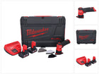 Meuleuse à pointes sur batterie Milwaukee M12 FDSS-602X 12 V 88,8 x 63,5 mm sans balais + 2x batterie 6,0 Ah + chargeur + boîtier HD