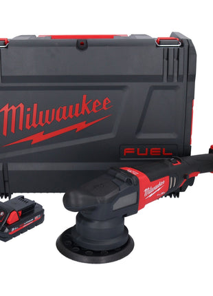 Milwaukee M18 FROP21-301X Akumulatorowa polerka mimośrodowa 18 V 150 mm bezszczotkowa + 1x akumulator 3,0 Ah + skrzynka HD - bez ładowarki