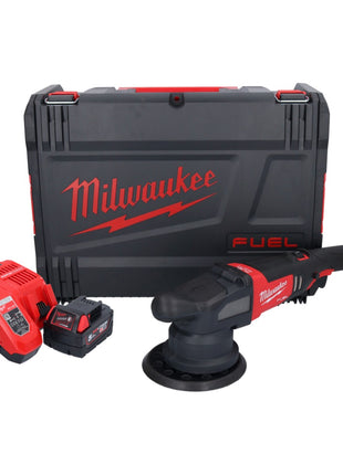 Milwaukee M18 FROP21-501X Akku Exzenter Polierer 18 V 150 mm Brushless + 1x Akku 5,0 Ah + Ladegerät + HD-Box