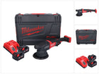 Milwaukee M18 FROP21-502X Akumulatorowa polerka mimośrodowa 18 V 150 mm ( 4933478837 ) Bezszczotkowa + 2x akumulator 5,0 Ah + ładowarka + pudełko HD