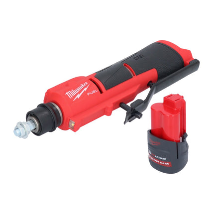 Milwaukee M12 FTB-251 Rascador de neumáticos sin cable 12 V 7/16" Hex Sin escobillas + 1x batería recargable 2,5 Ah - sin cargador