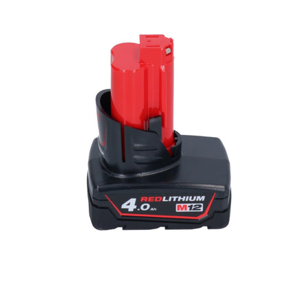 Milwaukee M12 FTB-401 Rascador de neumáticos sin cable 12 V 7/16" Hex Brushless +1x batería 4.0 Ah - sin cargador