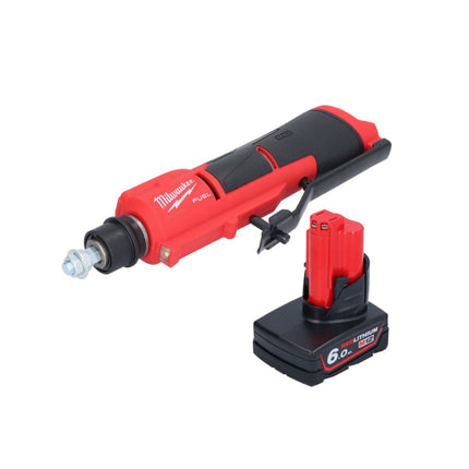 Milwaukee M12 FTB-601 Raschiagomme a batteria 12 V 7/16" Hex Brushless + 1x batteria ricaricabile 6,0 Ah - senza caricabatterie