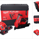 Clavadora a batería Milwaukee M18 FFN21-302C 18 V 50 - 90 mm sin escobillas + 2x baterías 3.0 Ah + cargador + maletín
