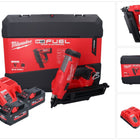 Clavadora a batería Milwaukee M18 FFN21-552C 18 V 50 - 90 mm sin escobillas + 2x baterías 5,5 Ah + cargador + maletín