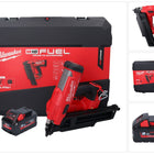 Clavadora a batería Milwaukee M18 FFN21-801C 18 V 50 - 90 mm sin escobillas + 1x batería 8,0 Ah + maletín - sin cargador
