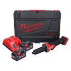 Milwaukee M18 FDGROVPDB-552X Akumulatorowa szlifierka prosta 18 V bezszczotkowa + 2x akumulator 5,5 Ah + ładowarka + pudełko HD