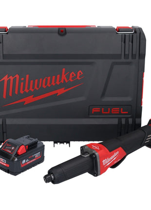 Amoladora recta a batería Milwaukee M18 FDGROVPDB-801X 18 V sin escobillas + 1x batería 8,0 Ah + caja HD - sin cargador