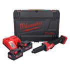 Amoladora recta a batería Milwaukee M18 FDGROVPDB-802X 18 V sin escobillas + 2x batería 8,0 Ah + cargador + caja HD