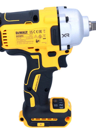 Llave de impacto a batería DeWalt DCF 892 N 18 V 812 Nm 1/2" sin escobillas + 1x batería Powerstack 1,7 Ah - sin cargador