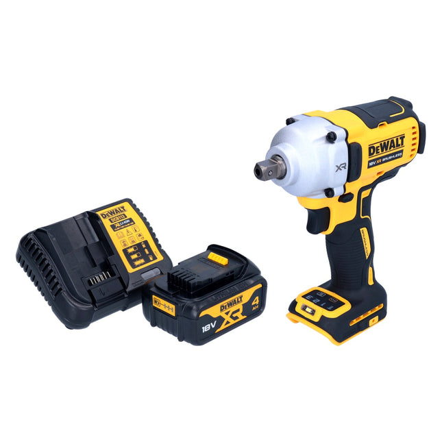 DeWalt DCF 892 M1 cordless impact wrench 18 V 812 Nm 1/2" brushless + 1x rechargeable battery 4.0 Ah + charger