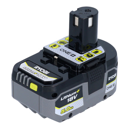 Batería recargable RYOBI RB18L50 18 V 5.0 Ah / 5000 mAh Li-Ion ( 5133002433 ) con indicador de nivel de carga