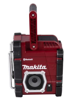 Makita DMR 108 AR radio de obra con batería 7,2 - 18 V AM FM AUX Bluetooth rojo Solo - sin batería, sin cargador