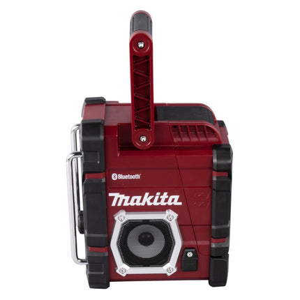 Makita DMR 108 AR radio de obra con batería 7,2 - 18 V AM FM AUX Bluetooth rojo Solo - sin batería, sin cargador