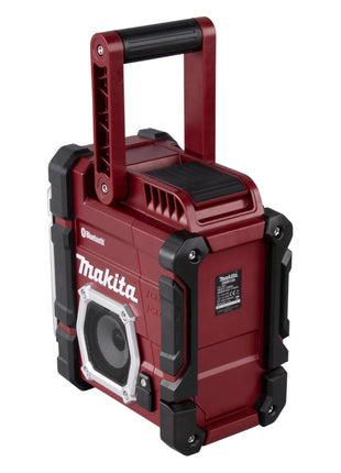 Makita DMR 108 AR radio de obra con batería 7,2 - 18 V AM FM AUX Bluetooth rojo Solo - sin batería, sin cargador