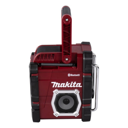 Makita DMR 108 AR radio de obra con batería 7,2 - 18 V AM FM AUX Bluetooth rojo Solo - sin batería, sin cargador