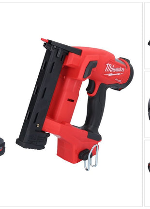 Milwaukee M18 FNCS18GS-301X zszywacz akumulatorowy 18 V 9,5 - 38 mm bezszczotkowy + 1x akumulator 3,0 Ah + HD Box - bez ładowarki