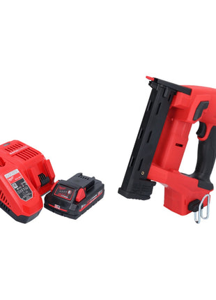 Agrafeuse sur batterie Milwaukee M18 FNCS18GS-301X 18 V 9,5 - 38 mm sans balais + 1x batterie 3,0 Ah + chargeur + boîtier HD