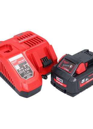 Milwaukee M18 FCVN24-551 Akumulatorowy wibrator do betonu 18 V 2,4 m bezszczotkowy ( 4933479600 ) + 1x akumulator 5,5 Ah + ładowarka