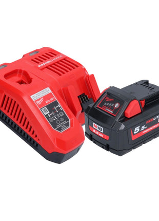 Milwaukee M18 FCVN12-551 Akumulatorowa zagęszczarka do betonu 18 V 1,2 m bezszczotkowa ( 4933479597 ) + 1x akumulator 5,5 Ah + ładowarka