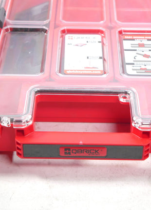 B Ware Qbrick System ONE Organizer M RED ULTRA HD Organizer 365 x 265 x 77 mm 2 5 l stapelbar IP66 4 - toolbrothers