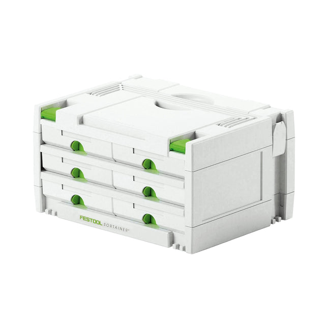 Festool SYS 3-SORT/6 SORTAINER Systainer organizador de maletines de herramientas ( 491984 ) 395 x 295 x 210 mm 6 cajones