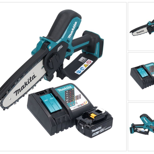 Makita DUC 150 RT01 Cordless chainsaw 18 V 15 cm brushless + 1x battery 5.0 Ah + charger
