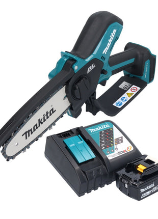 Makita DUC 150 RG01 Akumulatorowa pilarka łańcuchowa 18 V 15 cm bezszczotkowa + 1x akumulator 6,0 Ah + ładowarka