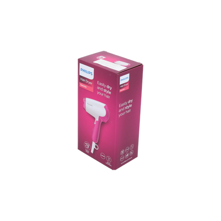 Philips BHD 003/00 DryCare Essential Haartrockner 1400 Watt weiß / rosa