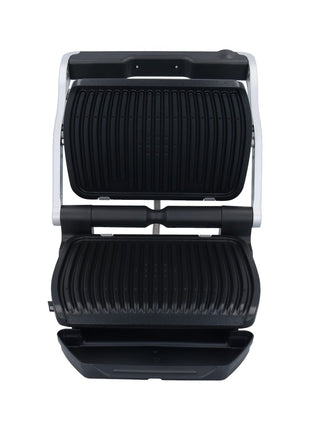 Tefal Optigrill+ GC712D34 Grill kontaktowy 2000 Watt 80 - 250 °C srebrny / czarny