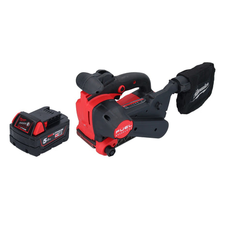 Milwaukee M18 FBTS75-501 Levigatrice a nastro a batteria 18 V 75 x 457 mm Brushless + 1x batteria 5,0 Ah - senza caricabatterie