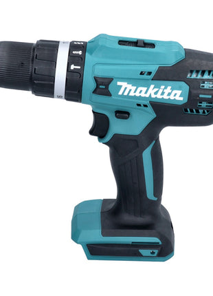 Taladro percutor inalámbrico Makita HP 488 D011 18 V 42 Nm Serie G + 2x baterías 1,5 Ah + cargador + juego de puntas 31 piezas + estuche