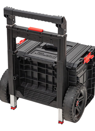 Toolbrothers RHINO L Cart Plus ECO Maletín de herramientas móvil apilable 490 x 415 x 660 mm 29 l IP54 mango telescópico doble extraíble