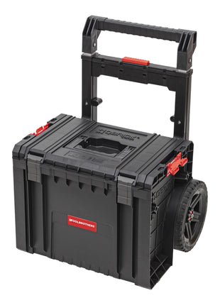 Toolbrothers RHINO L Cart Plus ECO Maletín de herramientas móvil apilable 490 x 415 x 660 mm 29 l IP54 mango telescópico doble extraíble