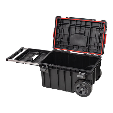 Toolbrothers RHINO XXL Trolley ECO Handling+ 44 l IP66 Caisse à outils avec roues sur axe métallique et double poignée télescopique