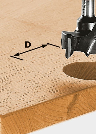 Festool HW S8 D35 Beschlagbohrer 35 x 54,5 x 8 mm ( 491077 ) fr Dfonceuse OF 900, OF 1000, OF 1010, OF 1010 R, OF 1400, OF 2000, OF 2200