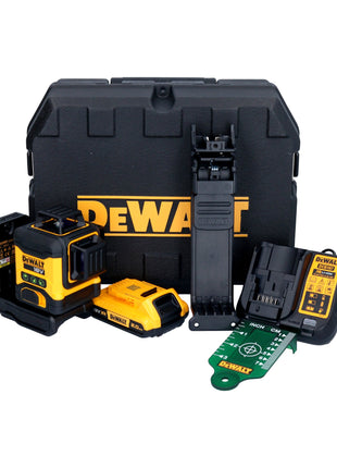 DeWalt DCLE 34031 D1 Laser à ligne sans fil 18 V 3x 360 grn + 1x batterie 2,0 Ah + chargeur + Coffret