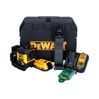 DeWalt DCLE 34031 D1 Laser à ligne sans fil 18 V 3x 360 grn + 1x batterie 2,0 Ah + chargeur + Coffret