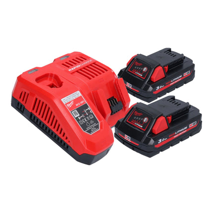 Avvitatore a secco a batteria Milwaukee M18 FSG-302X 18 V 13 Nm brushless + 2x batteria ricaricabile 3,0 Ah + caricatore + scatola HD