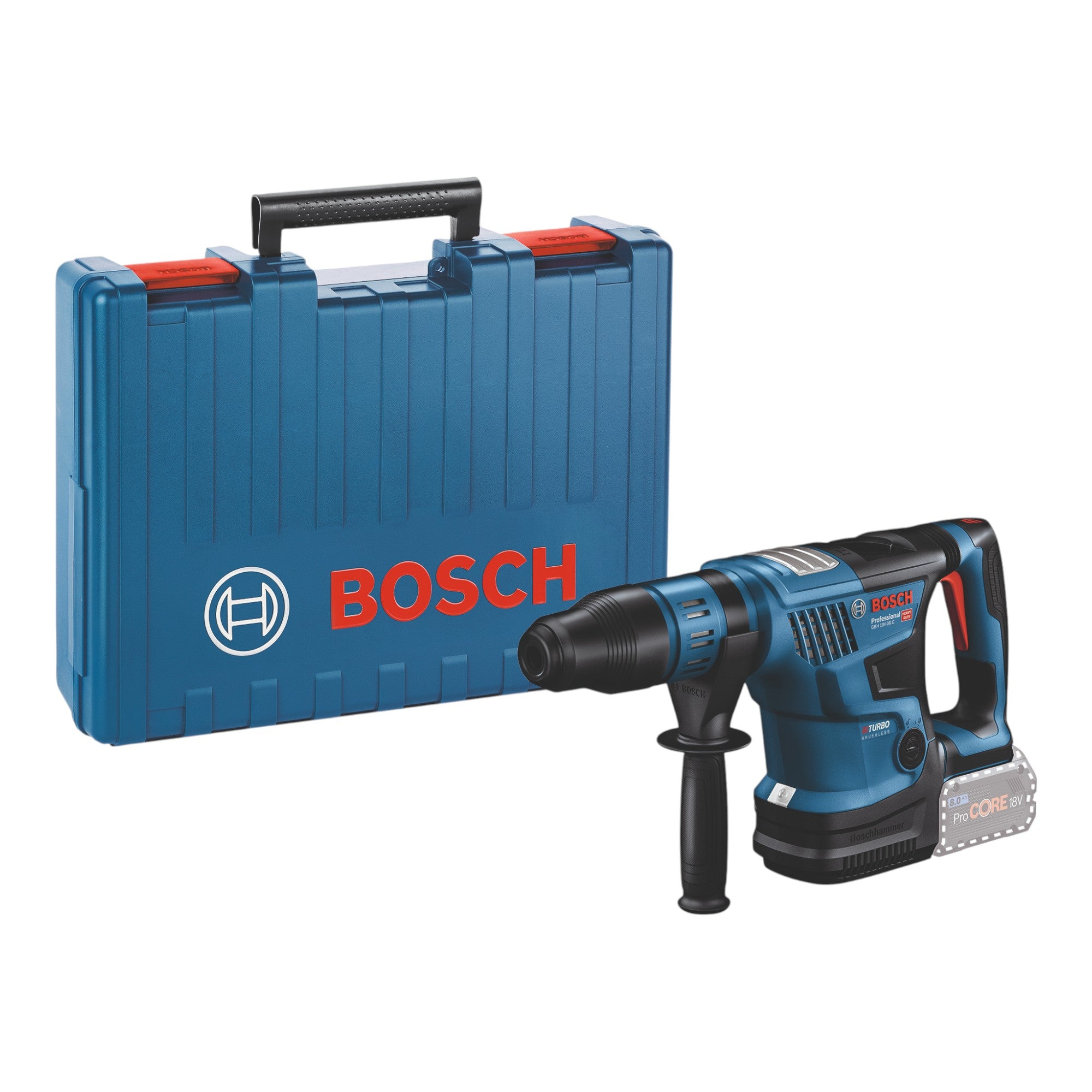 Bosch GBH 18V 36 C Professional Akku Bohrhammer 18 V 7 J SDS max 0611915001 Brushless Koffer ohne Akku ohne Ladegeraet 0 - toolbrothers