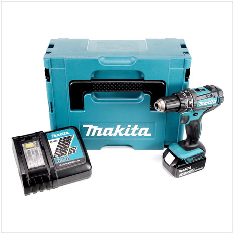 Makita DHP 482 RF1J Akku Schlagbohrschrauber 18V 62Nm + 1x Akku 3,0Ah + Ladegerät im Makpac - Toolbrothers