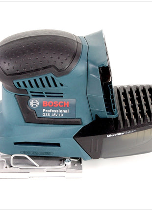 Bosch GSS 18V-10 Akku Schwingschleifer 18V + 1x Akku 6,0Ah + L-Boxx - ohne Ladegerät - Toolbrothers