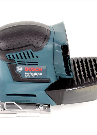 Bosch GSS 18V-10 Akku Schwingschleifer 18V + 1x Akku 3,0Ah + L-Boxx - ohne Ladegerät - Toolbrothers