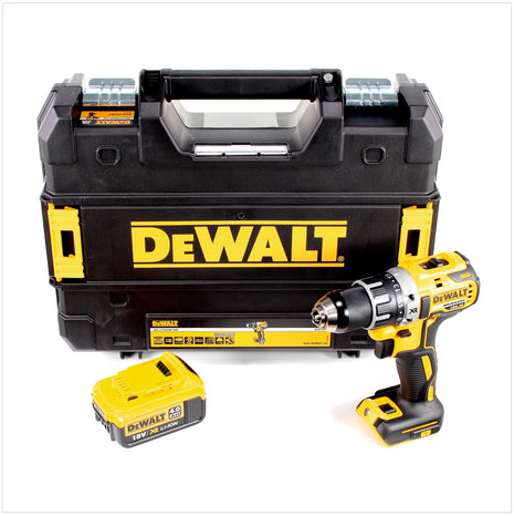 DeWALT DCD 791 Taladro atornillador inalámbrico XR 18 V en maletín TSTAK + 1x Batería DCB 182 4,0 Ah ( Sin cargador incluido )