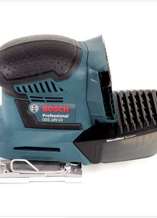 Bosch GSS 18V-10 Akku Schwingschleifer 18V + 2x Akku 4,0Ah + Ladegerät + L-Boxx - Toolbrothers