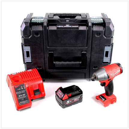 Milwaukee M18 FIWF 38-501 C Akku Schlagschrauber 18V 3/8" 284Nm Brushless + 1x Akku 5,0Ah + Ladegerät + TSTAK - Toolbrothers