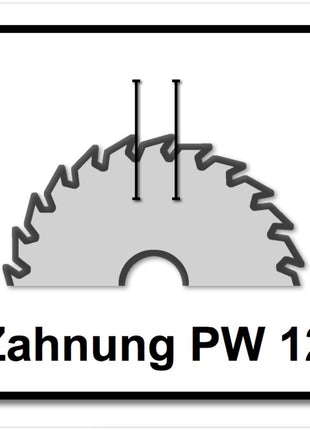 Festool 2x Panther Kreissägeblatt HW 160 x 2,2 x 20 mm PW12 160 mm 12 Zähne ( 2x 496301 ) - Toolbrothers