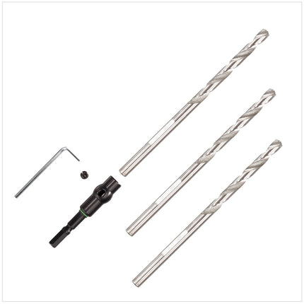 Festool Broca espiral HSS D 4,5/47 CE/M-Set ( 493424 )