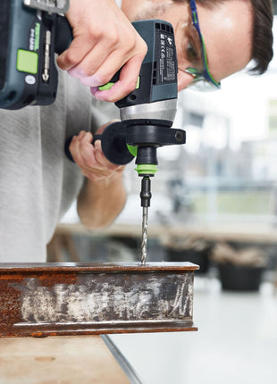 Festool HSS D 6/57 CE/M-Set Spiralbohrer ( 493427 ) für Festool Akku-Bohrschrauber und Akku-Schlagbohrschrauber mit FastFix Aufnahme und Werkzeugfutter WH-CE CENTROTEC