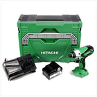 Hitachi WH 18 DGL 18V Akku Schlagschrauber im Hitachi System Case HSC Typ 2 + 1x Hitachi BSL 1850 18 V 5,0 Ah Akku + 1x Hitachi UC 18YFSL Akku Ladegerät 14,4 - 18 V - Toolbrothers